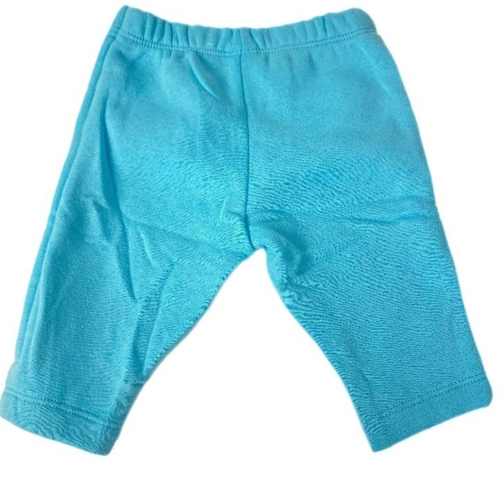 Hanes Hoodie and Pants 2pc Set Baby 0-6M Blue Grey Striped ‎ Fleece Zip Up - Picture 12 of 13